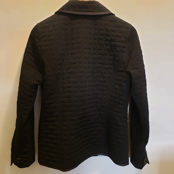 Esprit Black Quilted Barn Jacket Full Zip NWOT - Picture 3 of 10